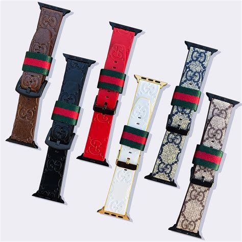 gucci apple watch belt|gucci apple watch band 40mm.